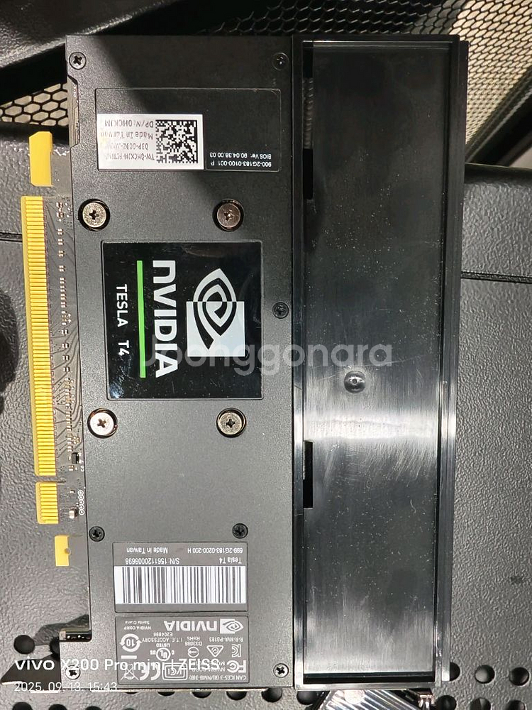 테슬라 nvidia tasla t4 - 딥러닝--1