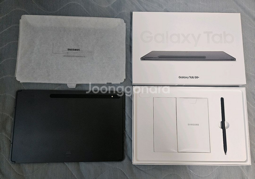 갤럭시탭s8플러스 그라파이트 128기가 wifi 풀박스--0