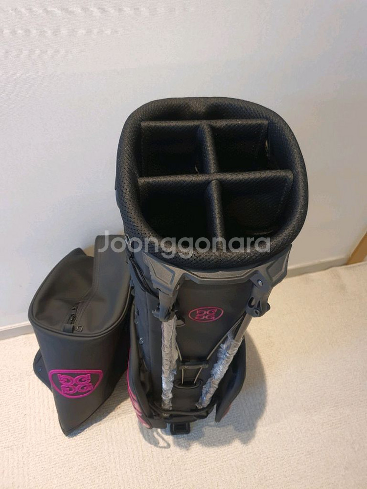 국내당일발송 지포어골프백 캐디백 경량 블랙핑크 말본--7