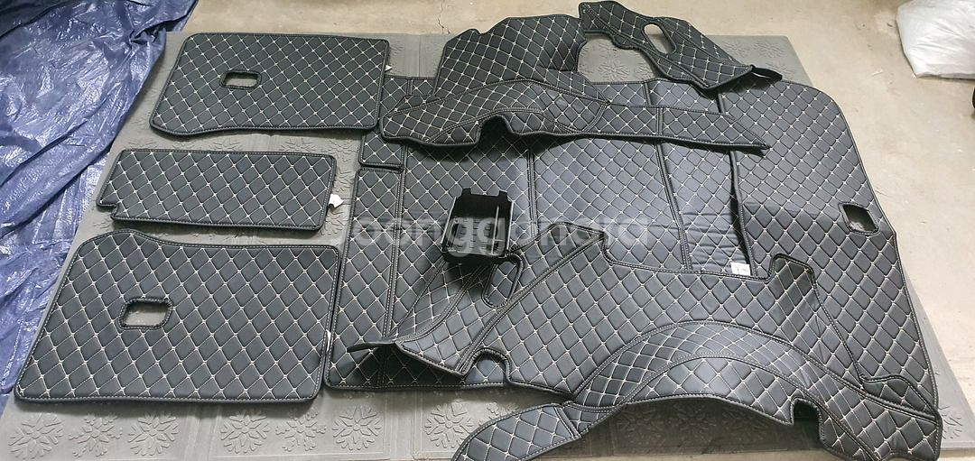 제네시스 GV80 트렁크 차박매트. 풀세트, 콘솔수납함--0