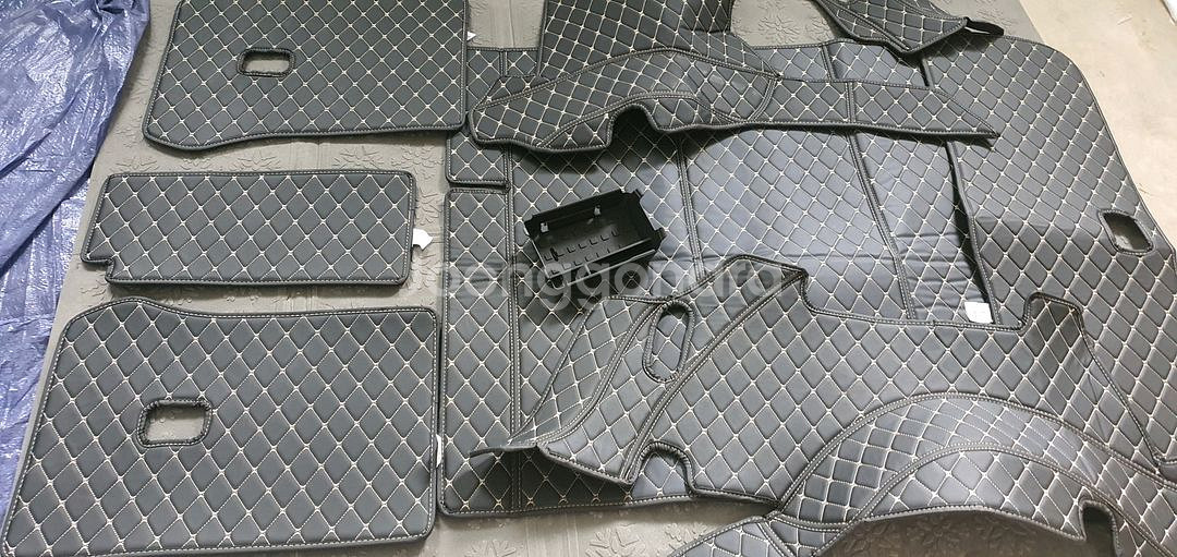 제네시스 GV80 트렁크 차박매트. 풀세트, 콘솔수납함--8