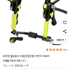 버즈랙 콜리브리 자동차용 자전거 캐리어