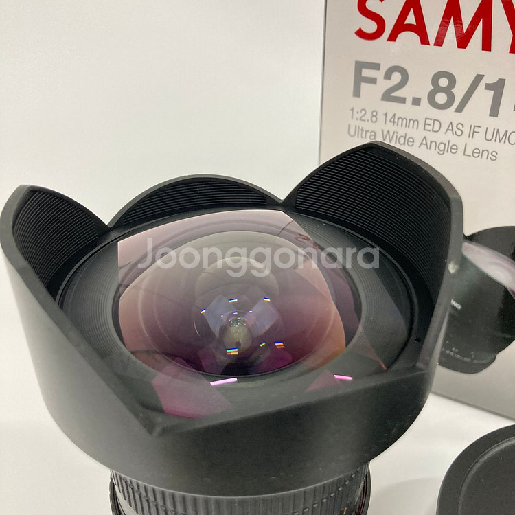 삼양 14mm ED MF 소니마운트 수동렌즈--1