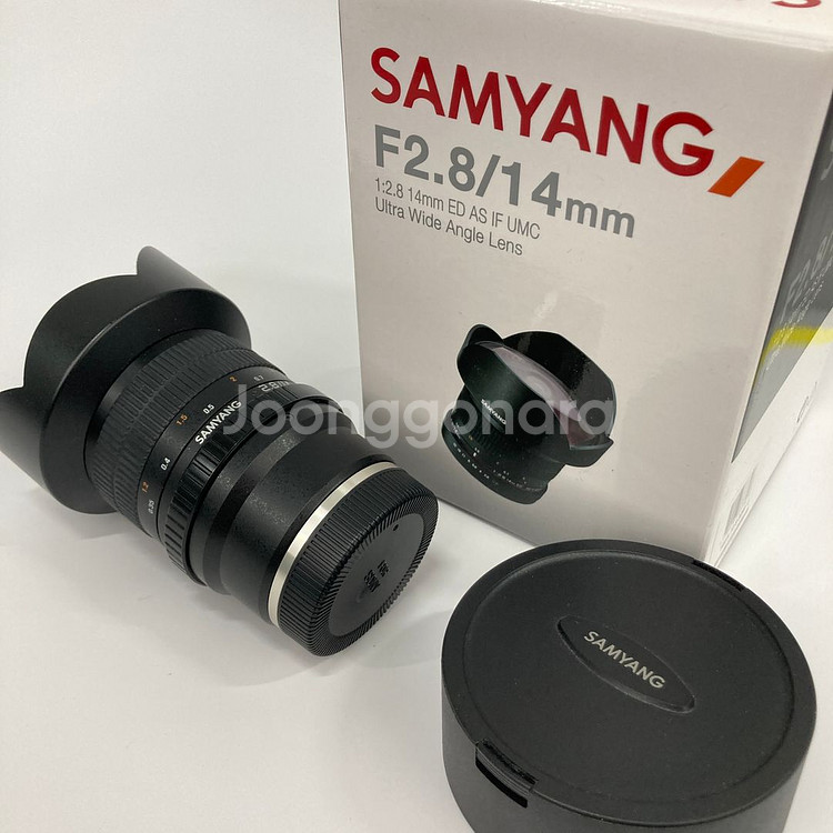 삼양 14mm ED MF 소니마운트 수동렌즈--3