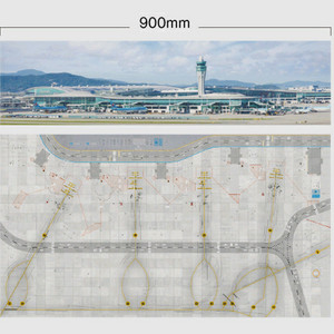 1:400스케일 인천공항 광동체 주기장 공항디오라마