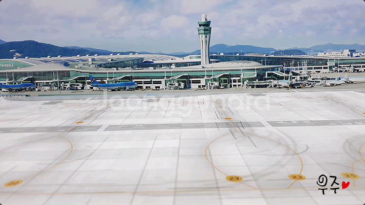 1:400스케일 인천공항 광동체 주기장 공항디오라마--6
