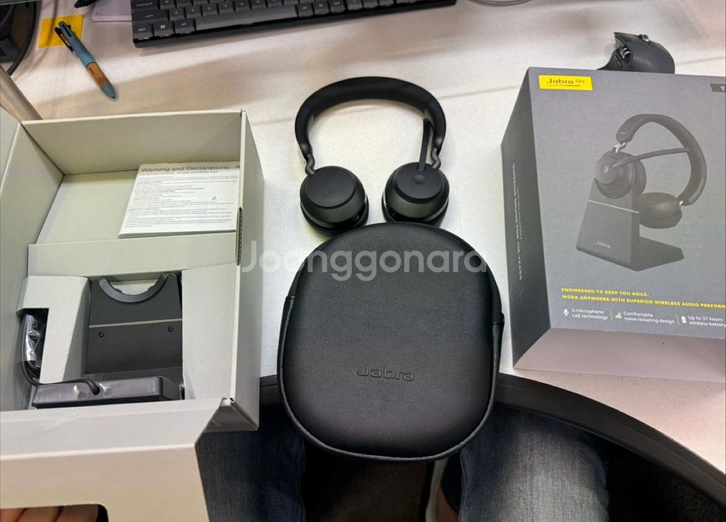 Jabra evolve2 65 무선헤드셋 새상품 팝니다--1