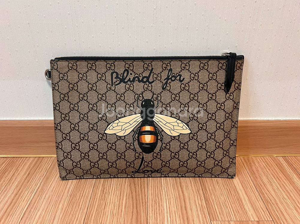 [ 정품 ] 구찌 GG 수프림 클러치 _ 가격인하--0