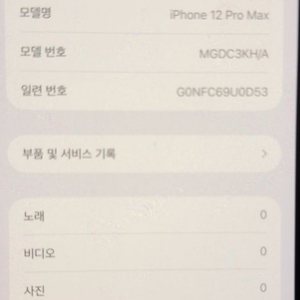 아이폰 12 Pro Max 256GB 그래파이트 팝니다