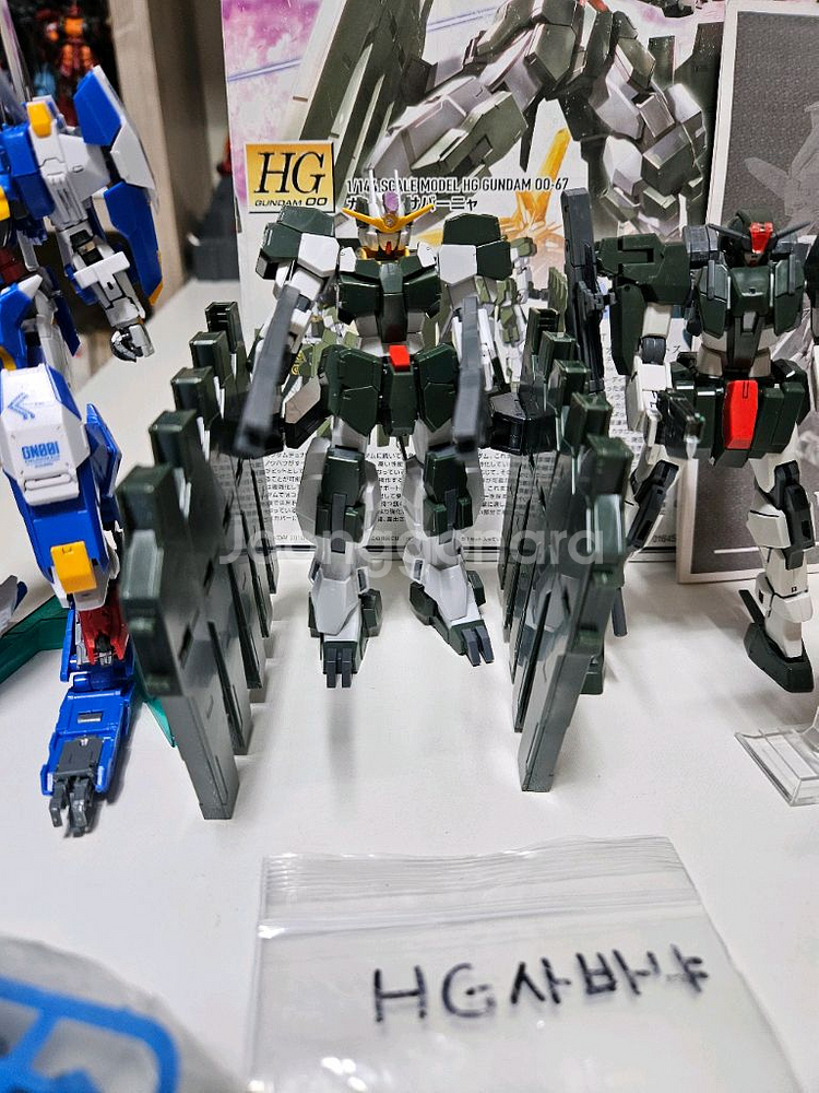 rg hg 반다이 건담 5종 가조 가조립--2