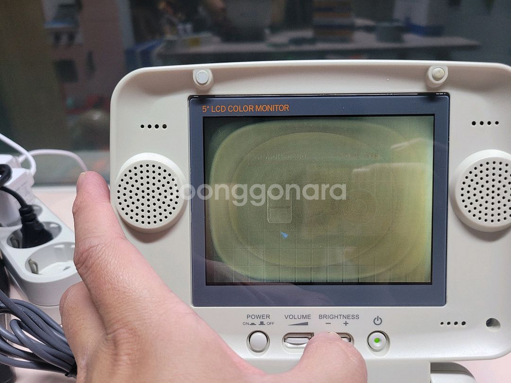 플스 PSone 휴대용 게임기 세트 (hori 액정)--6