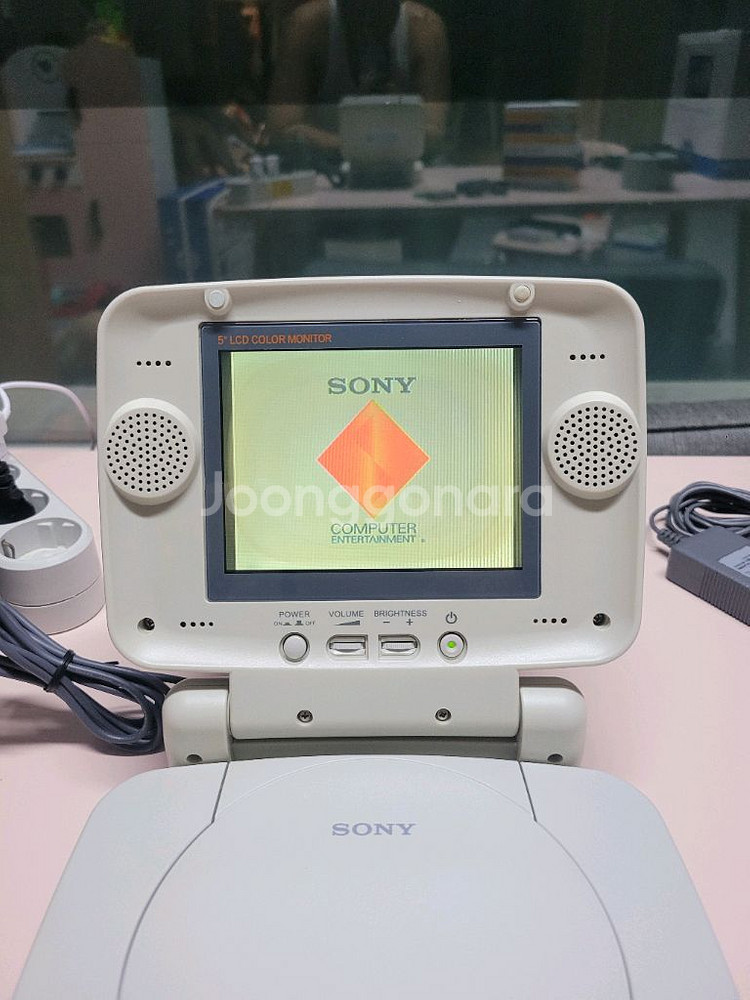 플스 PSone 휴대용 게임기 세트 (hori 액정)--9
