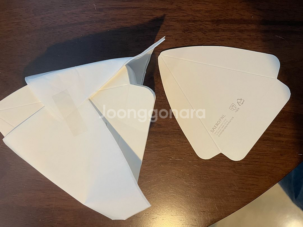 앞열림 조각케이크 상자 미니케이크 케익받침 포장 상자--7