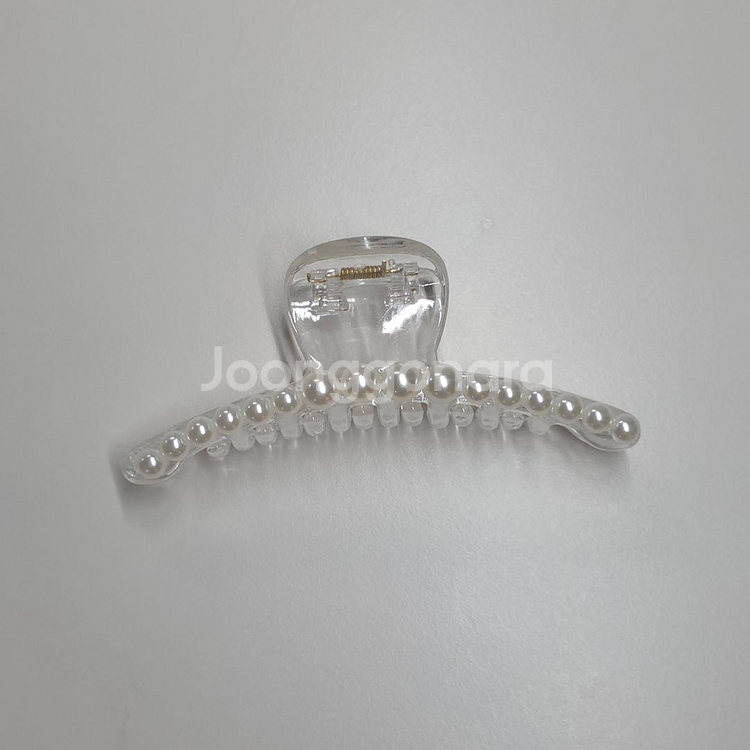 (새상품)진주 아크릴 투명 집게핀 23개 (사은품 추천--4