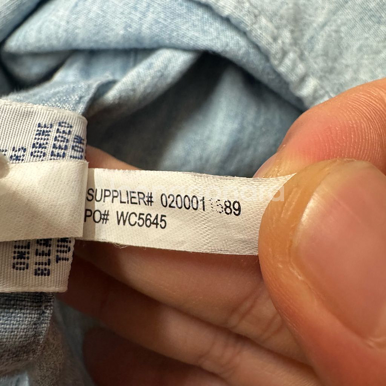 폴로 최신라벨 데님 남방 M--5