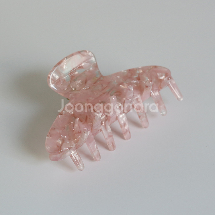 (새상품)고퀄 핑크 셀룰로오스 집게핀 14개 일괄판매--2