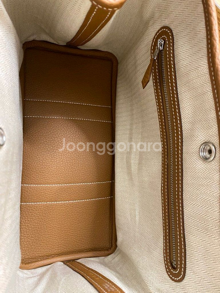 에르메스 가든파티30 네곤다 팔라듐 골드--1