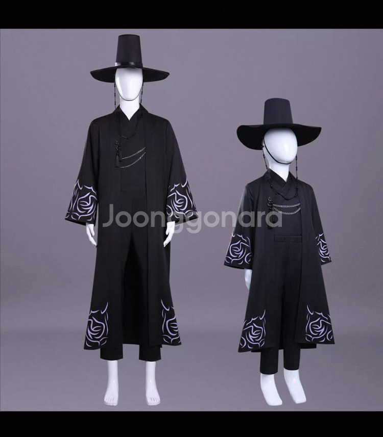 케데헌 저승사자 코스프레 할로윈 의상 (M)--2