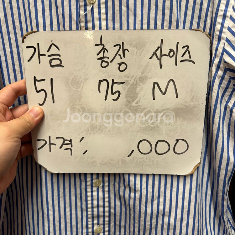 폴로 최신라벨 스트라이프 남방 M--1