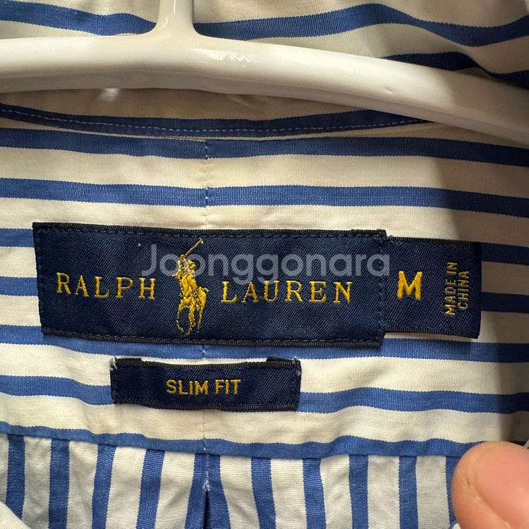 폴로 최신라벨 스트라이프 남방 M--2
