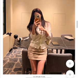 더마농 클로젯 숏 치마바지 베이지, 차콜 M