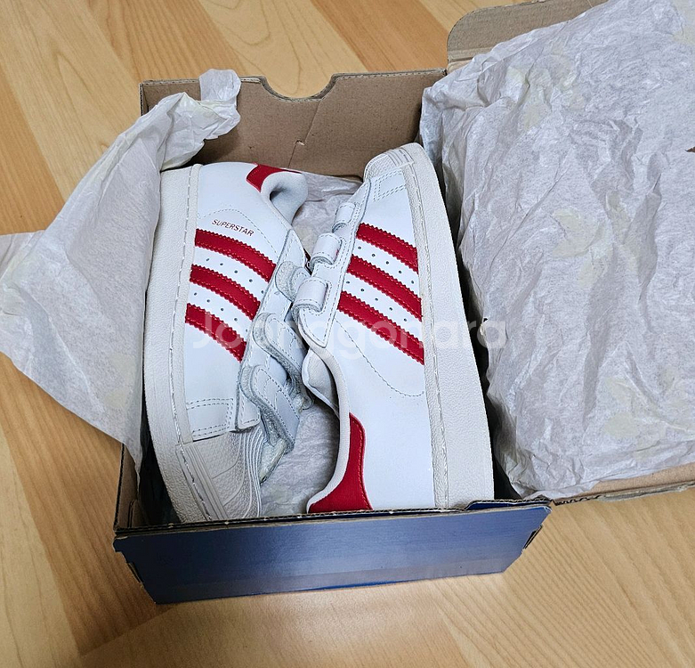 아디다스 키즈 슈퍼스타 190mm--4