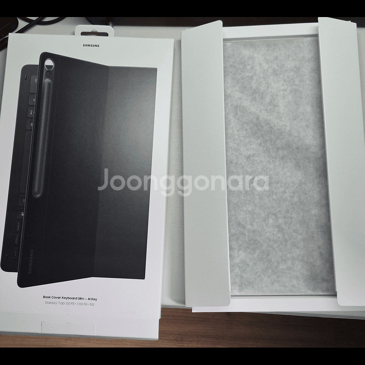 갤럭시 탭 S10 fe+ ai 키보드 북커버--1