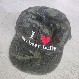 밀리터리 카모 레터링 빈티지 볼캡 모자