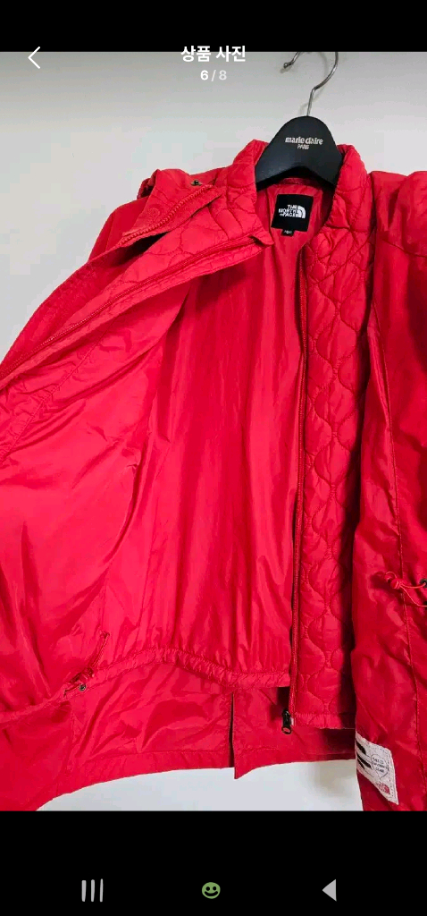 노스페이스 키즈 내피탈착2ni1 바람막이150. (70--5