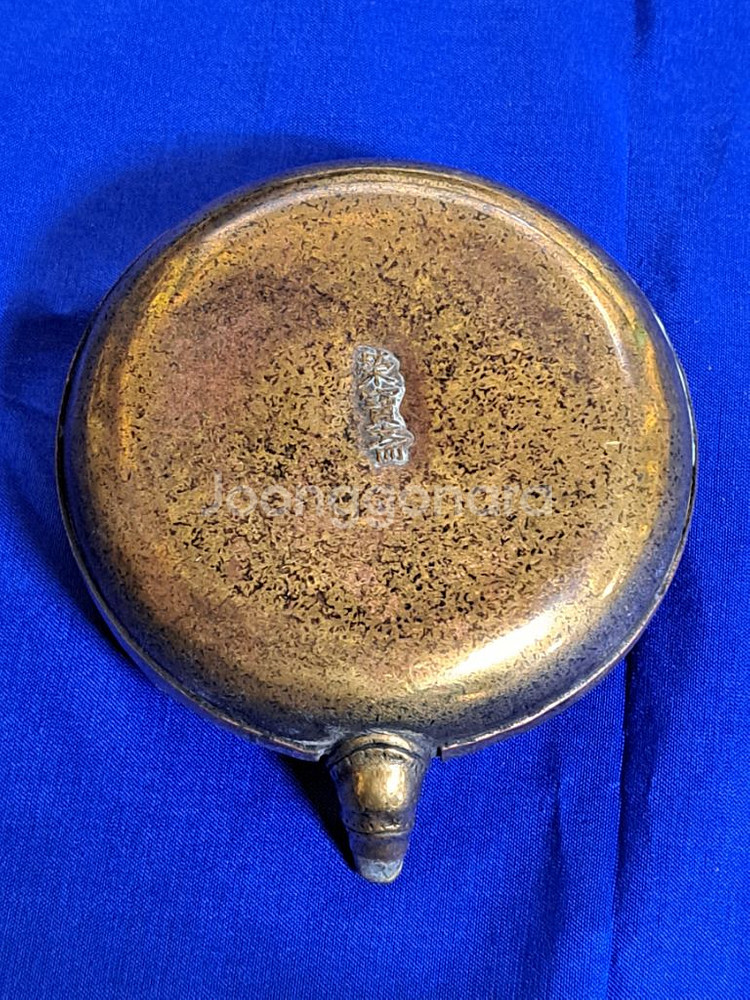 동 브론즈 연적. 문방사우. 서예.--4