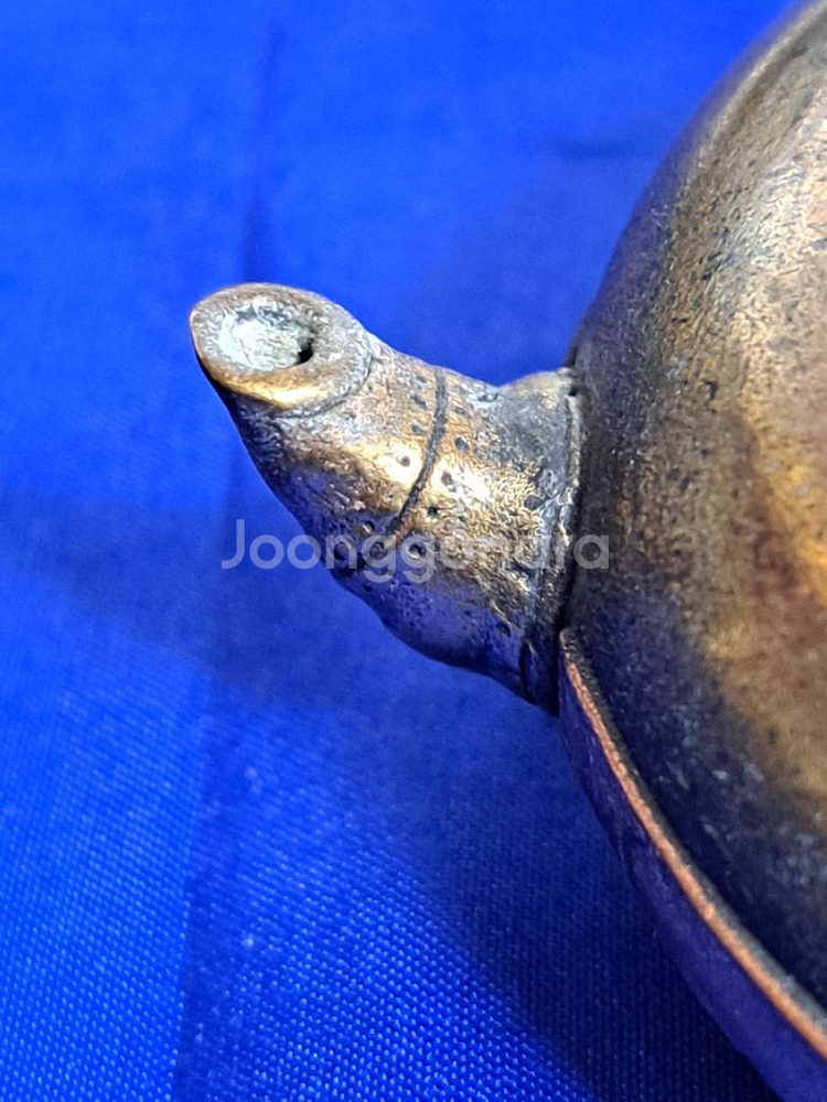 동 브론즈 연적. 문방사우. 서예.--7