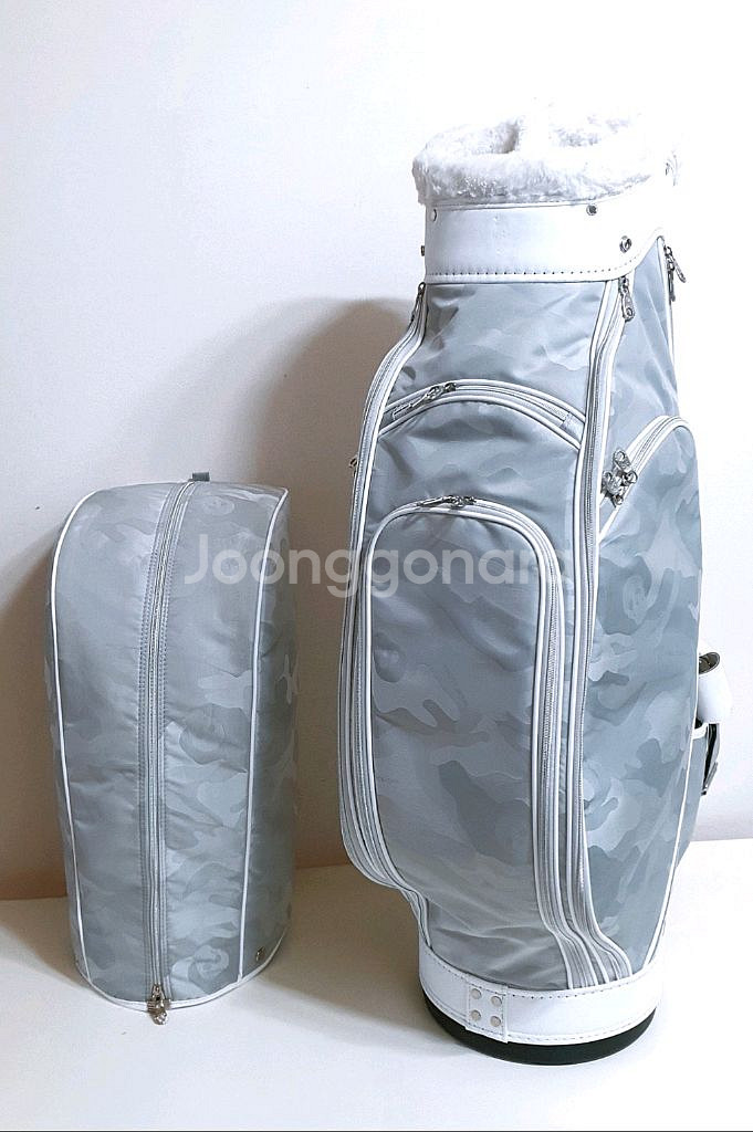 마크앤로나 매장정품 남녀공용 프리미엄 카모 캐디백 판매--3