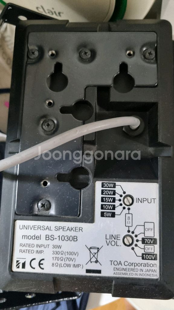 벽걸이 패시브스피커 매장용--1