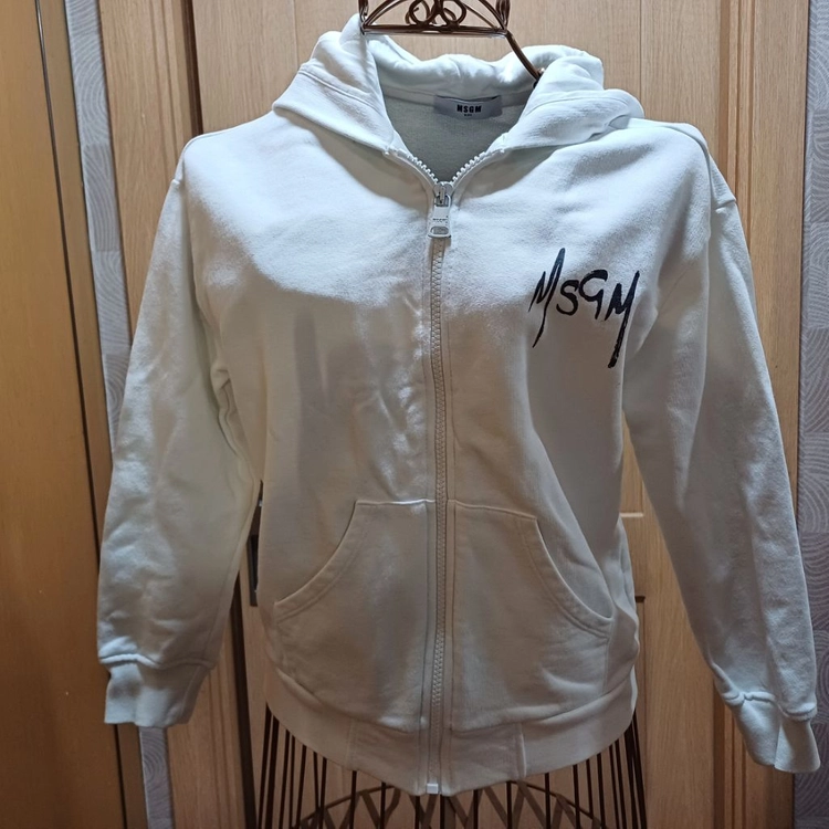 MSGM 엠에스지엠 키즈 기모 후드 맨투맨티 8Y 이미지