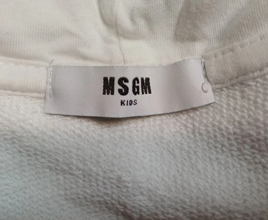 MSGM 엠에스지엠 키즈 기모 후드 맨투맨티 8Y 이미지