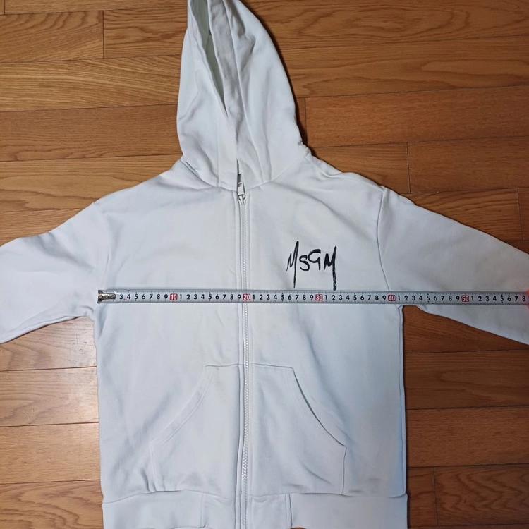MSGM 엠에스지엠 키즈 기모 후드 맨투맨티 8Y 이미지