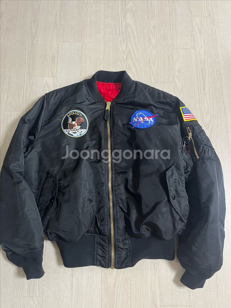 알파 인더스트리 xl ma-1 마원 NASA 항공 점퍼--0