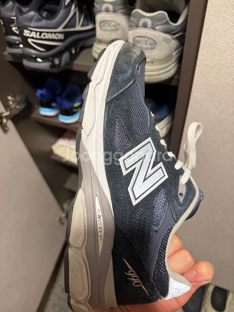 뉴발란스 990v3 네이비 265사이즈 핀매--5