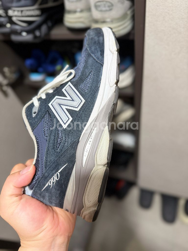 뉴발란스 990v3 네이비 265사이즈 핀매--6