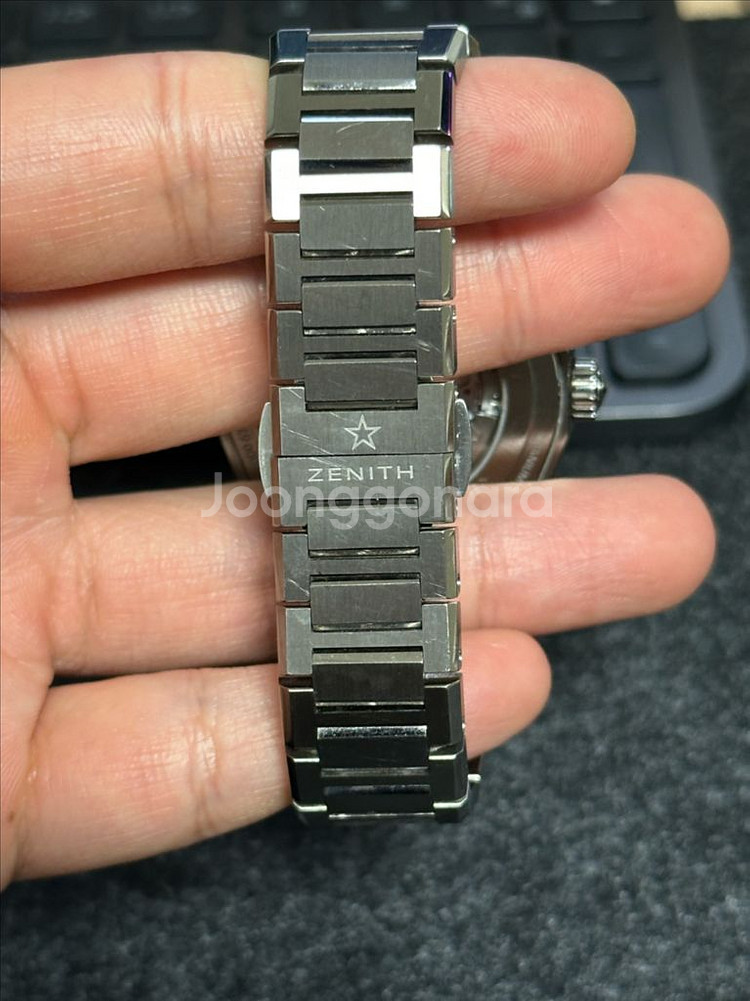 제니스 데피 클래식 스켈레톤 브레이슬릿--1