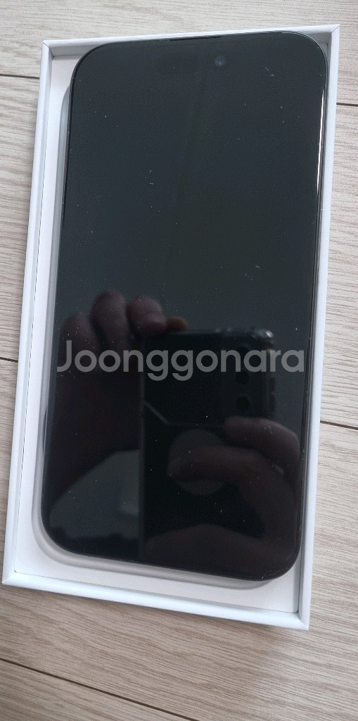 아이폰15프로256 티타늄블랙--7