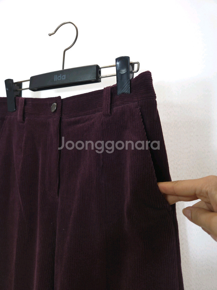 바네사브루노 2022 코듀로이 와이드 팬츠 36--3