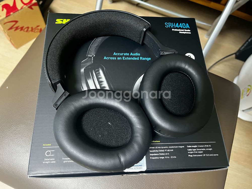 SHURE SRH440A 슈어 밀폐형 모니터링 헤드폰--0