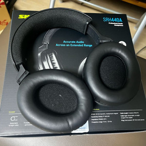 SHURE SRH440A 슈어 밀폐형 모니터링 헤드폰