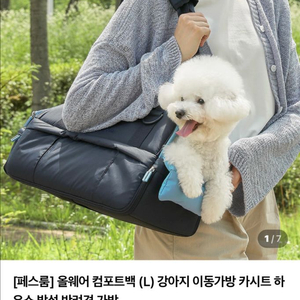 펫스룸 올웨어 컴포트백 (L,네이비) 강아지 이동가방