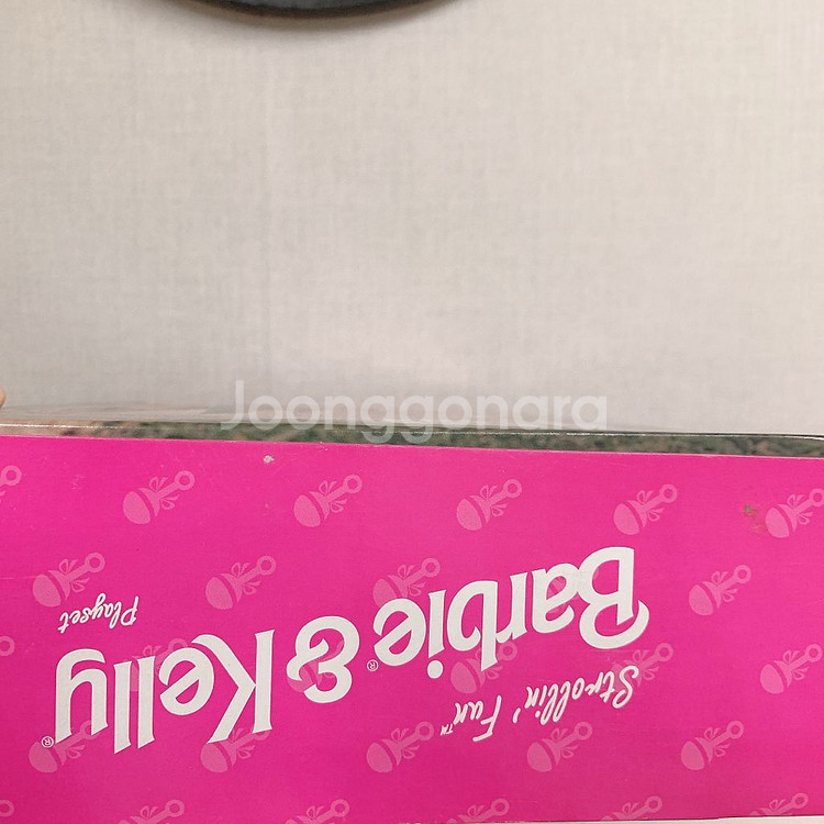 빈티지바비 마텔 1995 바비 앤 켈리인형 유모차놀이--2