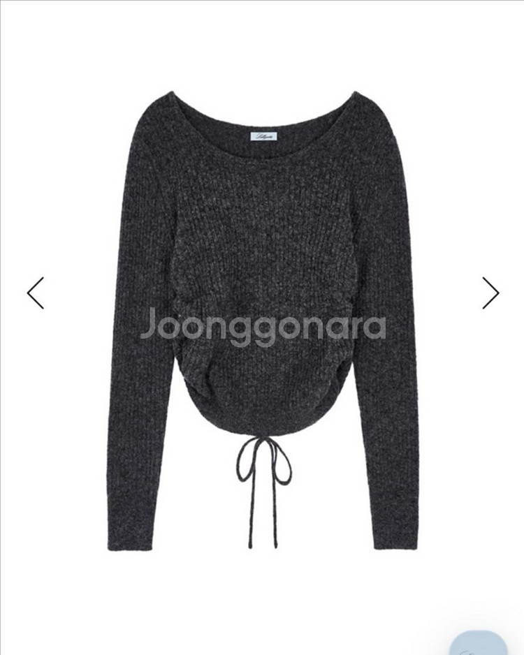 릴리코츠 캐롤 니트 차콜--2