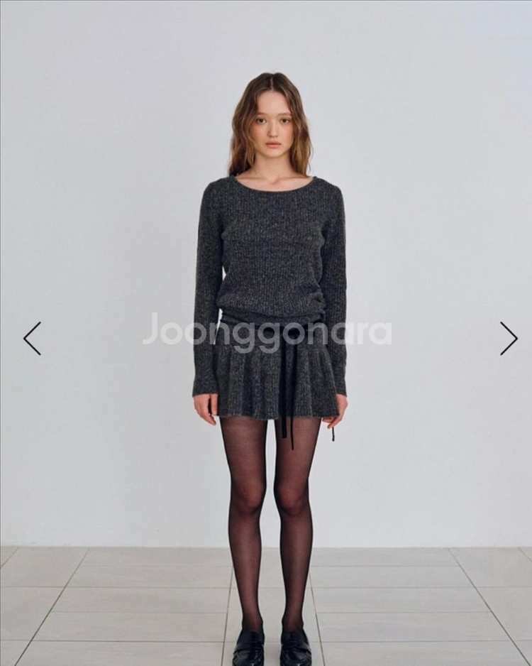 릴리코츠 캐롤 니트 차콜--3