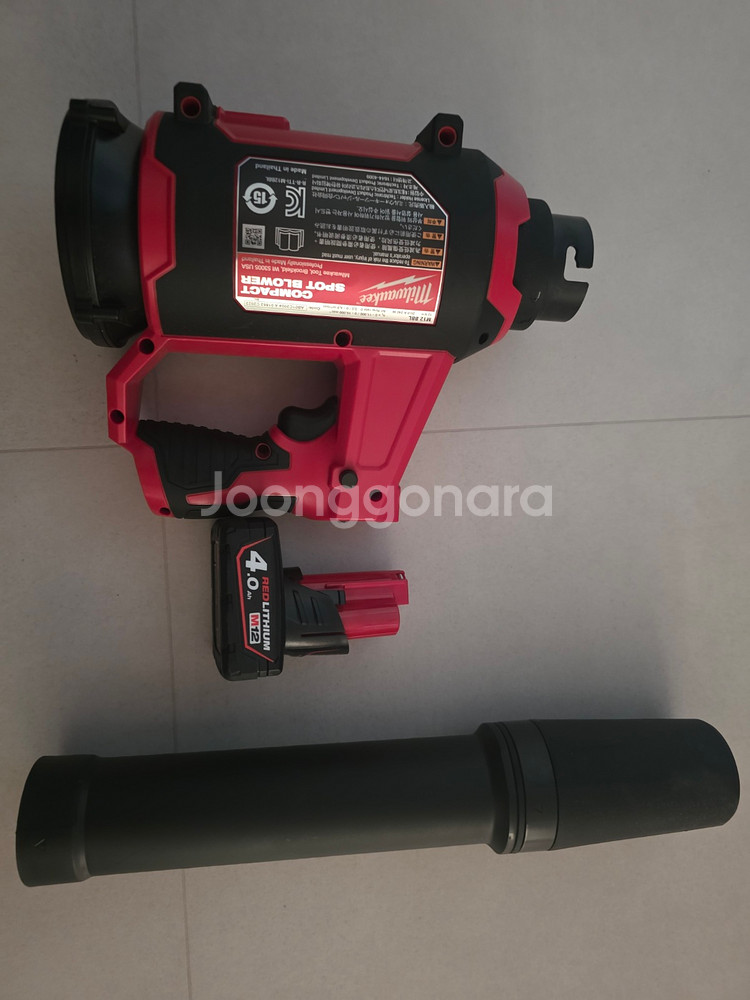 밀워키 M12 BBL 12V 무성 송풍기 베어툴--2