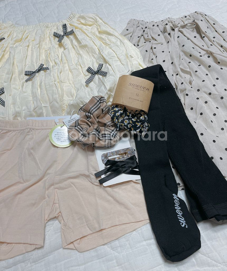 JM 리본 도트 스커트 2벌--0